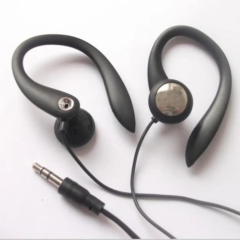 Hot Selling Sports Earphone Silicone ear hook Rubber headset for MP3 mobile phones