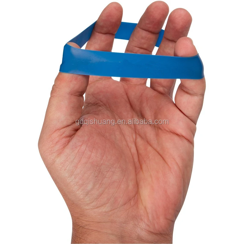 Finger Exercise Elastic Resistance Mini Loop Bands,Thera Loop Bands,5 level resistance