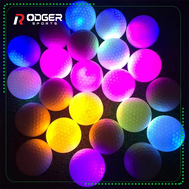 bulk colored led light balls night shiny flashing golf ball