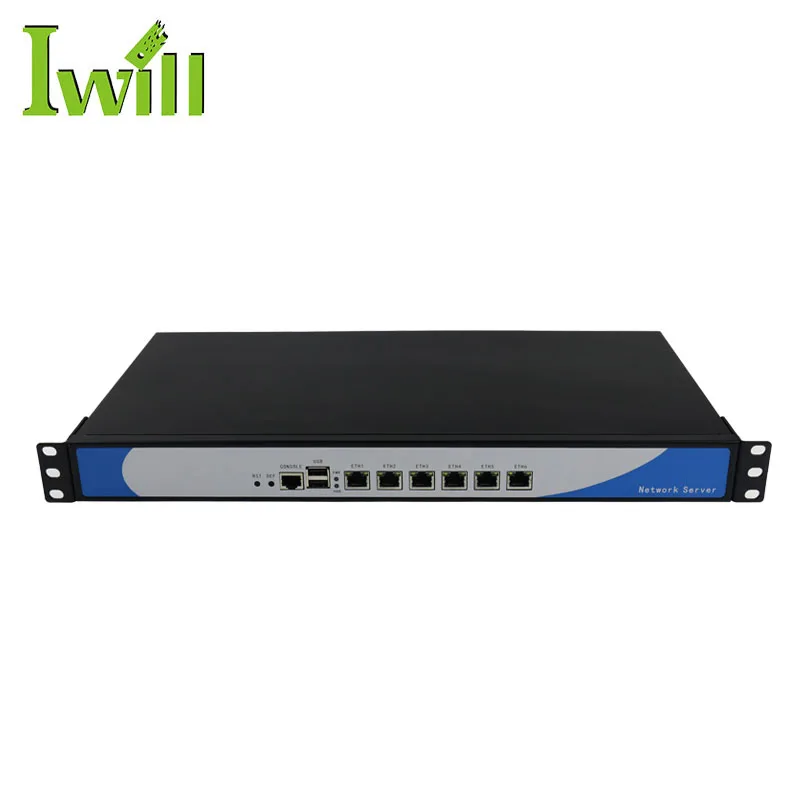 Новый дизайн 19 дюймов 1U стоечный промышленного компьютера Wlan маршрутизатор сервер с I3 процессор