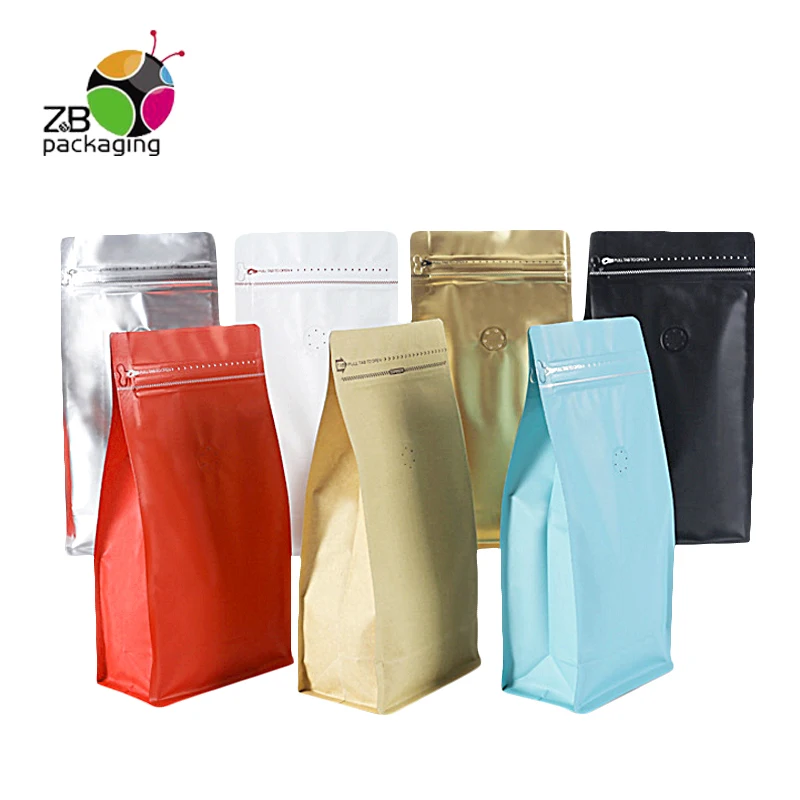 
Custom Printed Plastic Aluminum Foil packaging bag for coffee or tea 