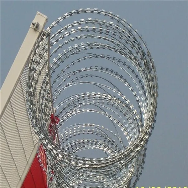 low price concertina razor barbed wire Stainless Steel PVC Galvanized Barbed Wire for Sale