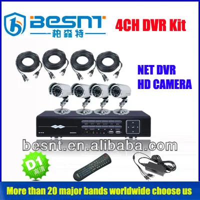 главная система безопасности 420 твл sony ccd камеры 4 канала h. 264 видеонаблюдения dvr комплект( bs- t04d7)