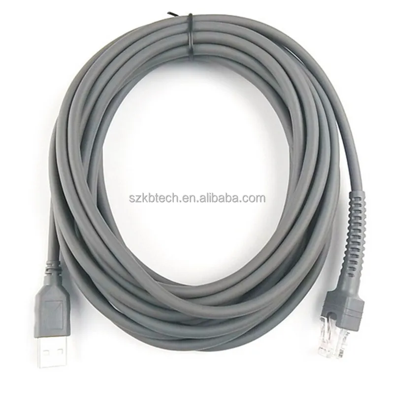5M CBA-U10-S15ZAR RJ45 10P10C USB символ LS2208 сканер usb