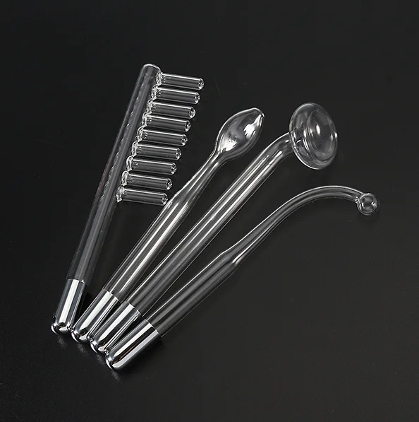 Private label microcurrent high frequency skin therapy wand machine