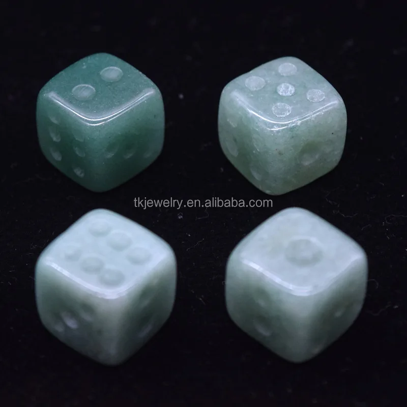 
Handmade Natural Rose Quartz Beads Dice Gift For Game Gift Dice Wholesale 