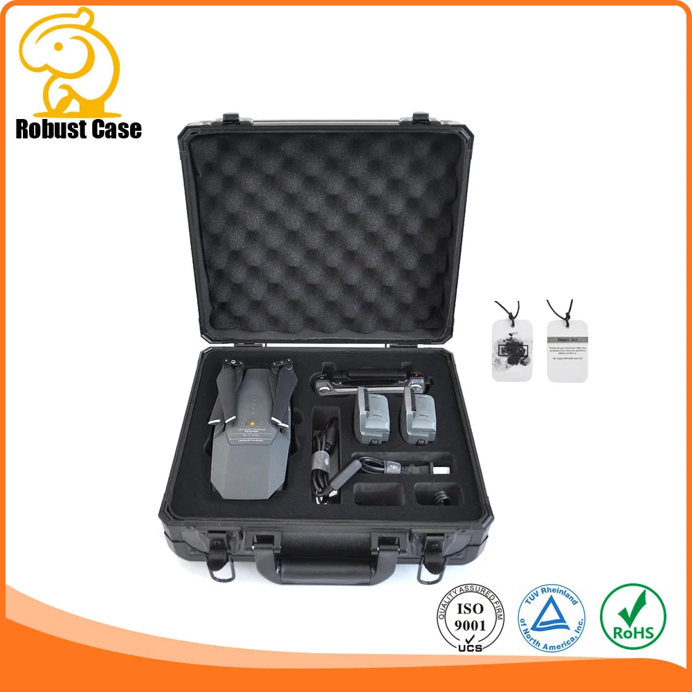 
aluminum safety drone phantom flight case with custom foam insert 