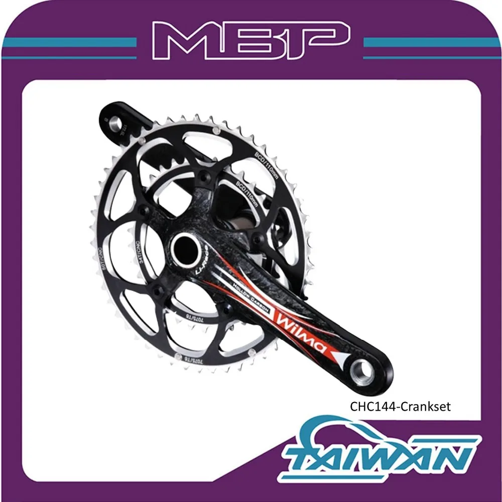 Wholesale Hollow Carbon Crankset Hollow Carbon Crank Crankset