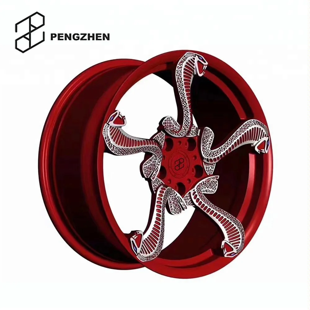 New design 3D cobra forged aluminum wheels