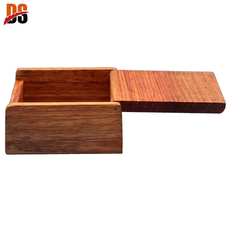 Wooden Vintage Tobacco Box Holder Wood Cigarette Box Case