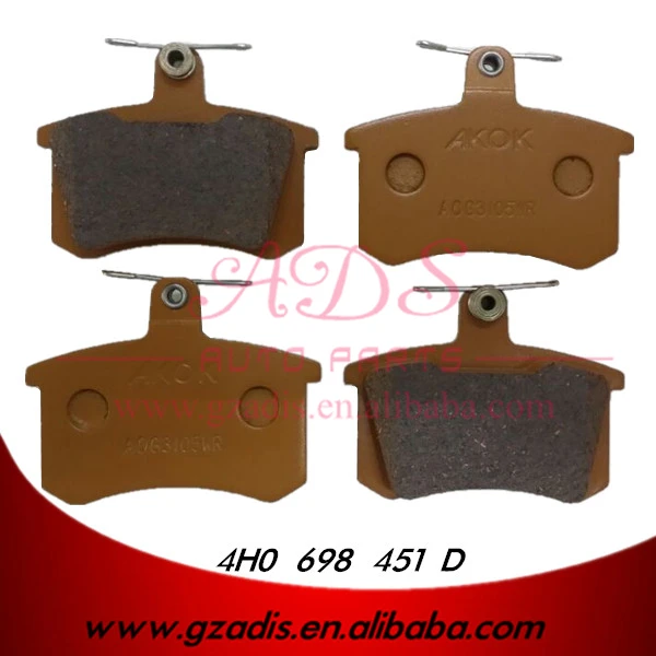A6 автомобиля частей барабанные тормозные колодки для audi цвет: 4h0 698 451 пр