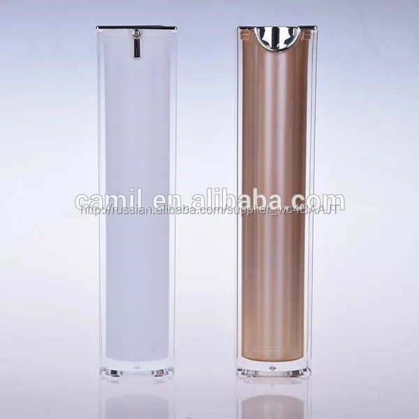 50 мл высокого класса площадь косметическая акриловая насос бутылки для ухода за кожей