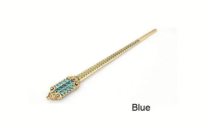 
Vintage hair accessories rhinestone metal hair sticks for sale 