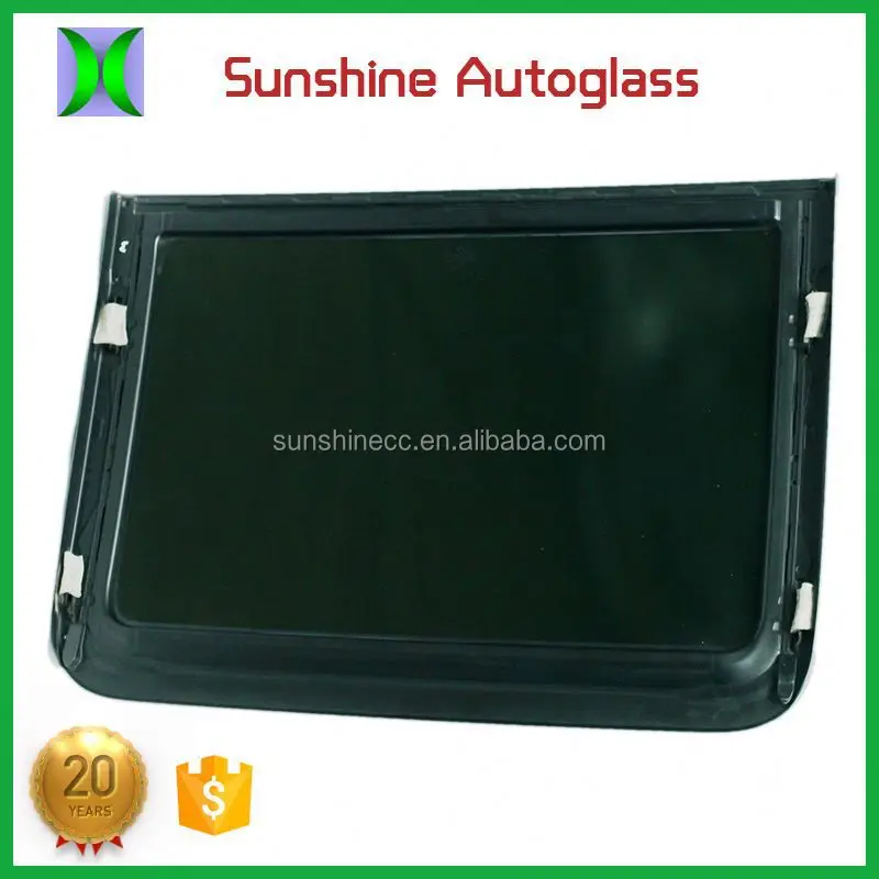 
High and top quality designs car roof glass 