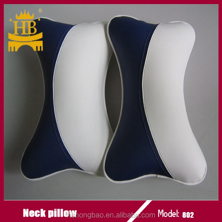 Hot selling factory supply car head rest pillow in bone shape car accessories