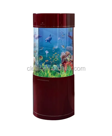 36 gal semi-cylinder acrylic aquarium