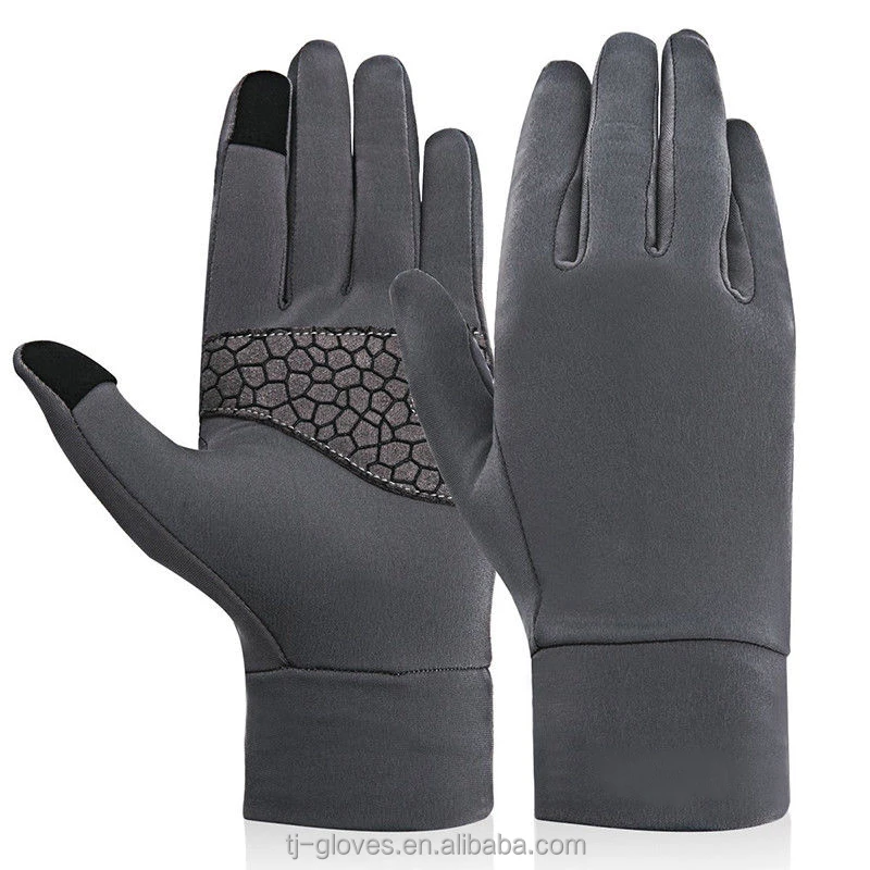 Grey Waterproof Smartphone Touch Screen gloves