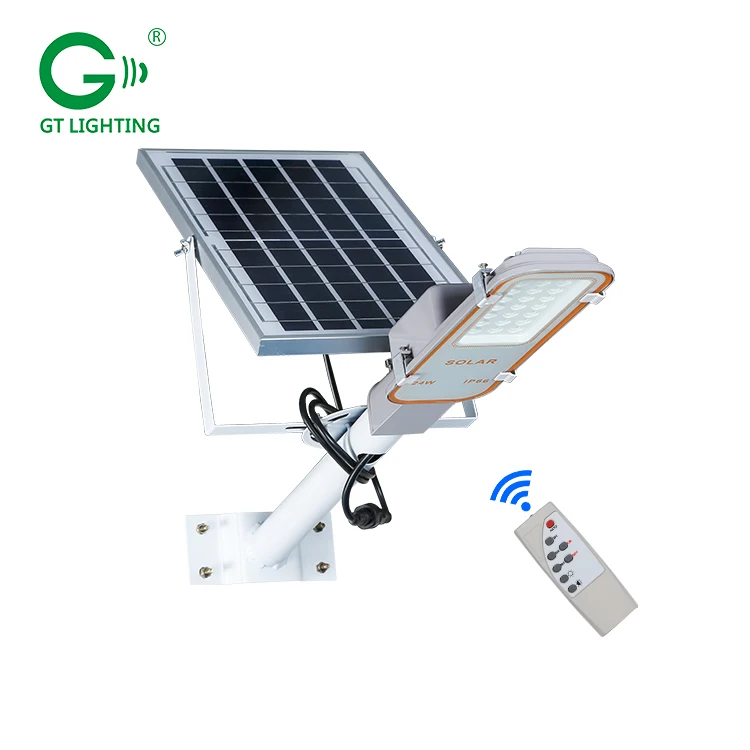 
High efficiency and energy saving outdoor waterproof ip66 slim 24w 50w 70w 100w solar led street light 