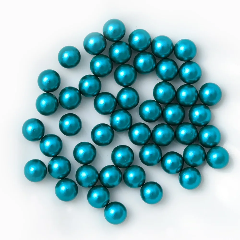 Wholesale 6mm 8mm 10mm 12mm Gunmetal Hematite Silver Gold Plating Acrylic Abs Loose Pearls Beads For Jewelry accessories