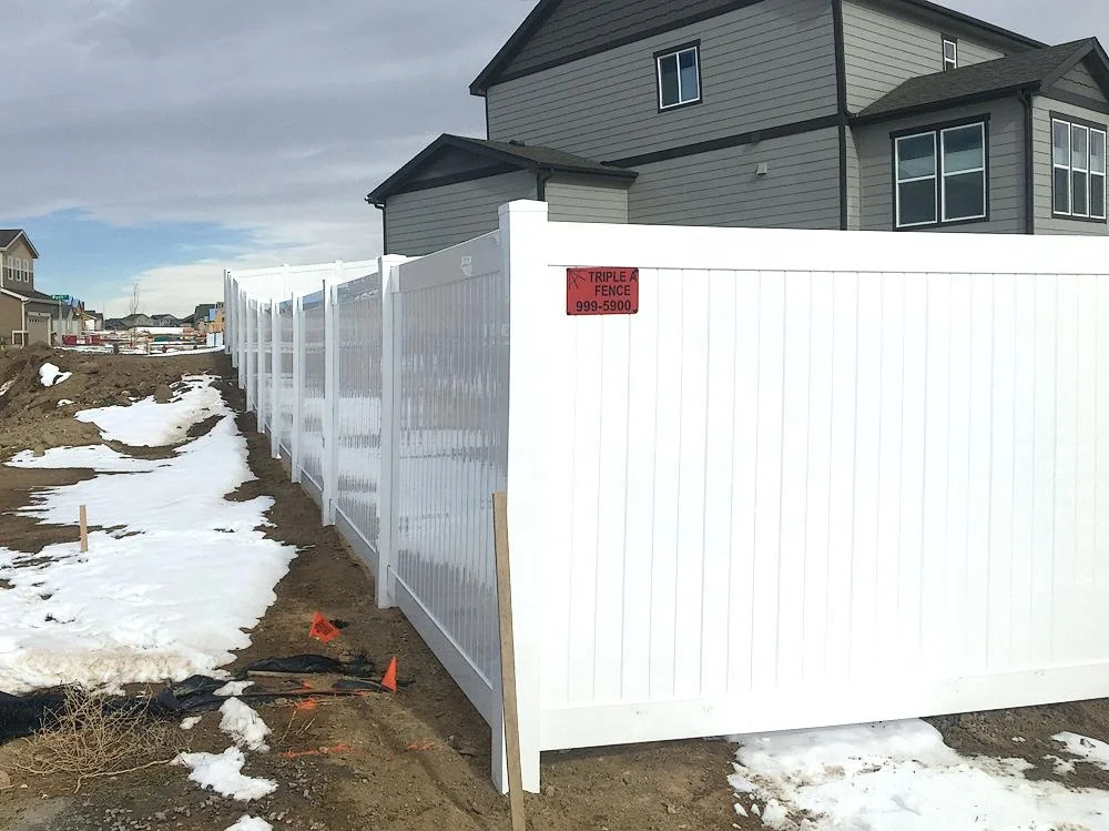 6ft.Hx8ft.W Premium virgin vinyl pvc privacy fence white