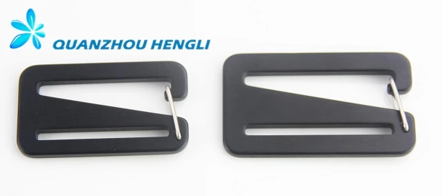 New Product  25/46/52MM Aluminum Metal Belt Slider Clip