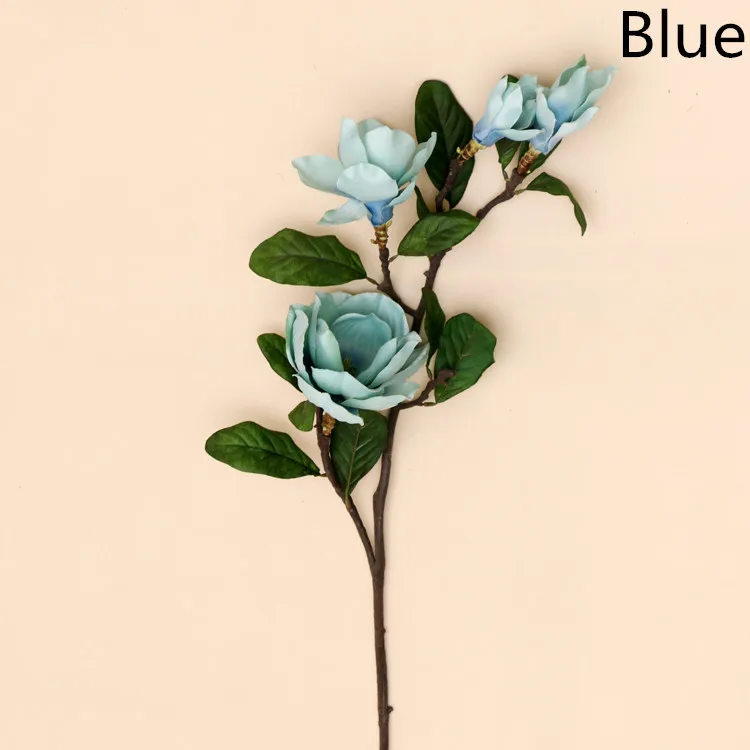 Wholesale party decorations DIY fake Private home public places hotel restaurant Occasion magnolia wedding flowers