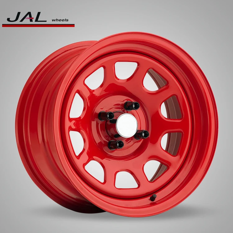 factory top quality 16x8 15x8 inch White Chrome daytona steel wheels low price