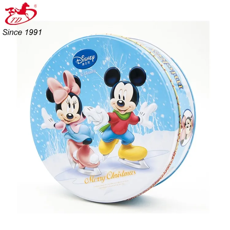 
big round cookie tin 