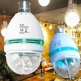 
E27 Light Show LED Red Blue Green Projection multi change color laser light 