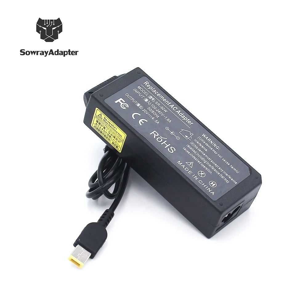 Good quality 90w 20v 4.5a notebook charger adapter for lenovo laptop