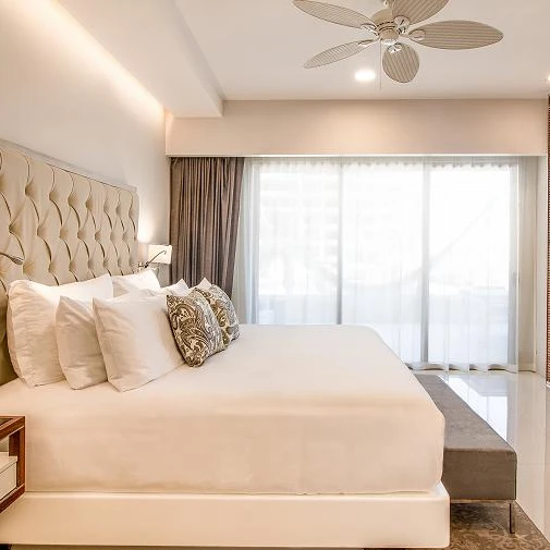 Home decoration electric drapery receiver built-in curtain track motor