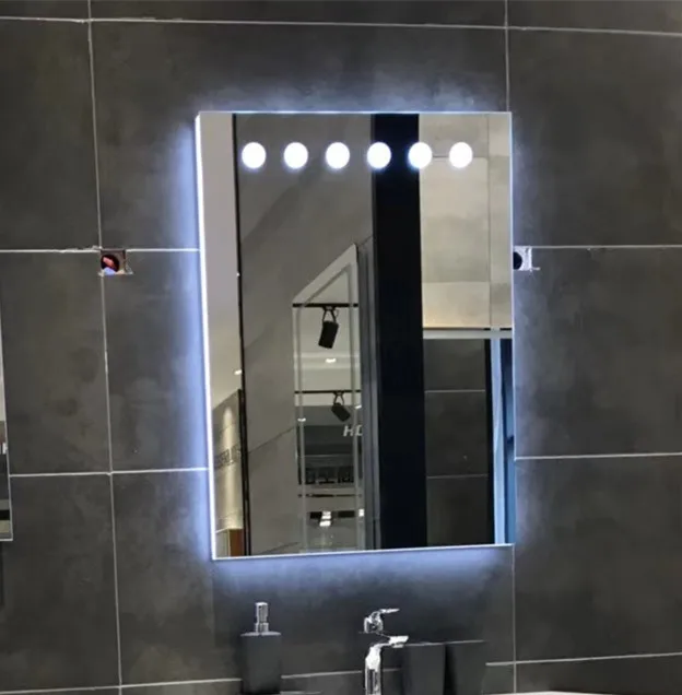 China Supplier Bathroom Touch Screen Vanity led Mirror