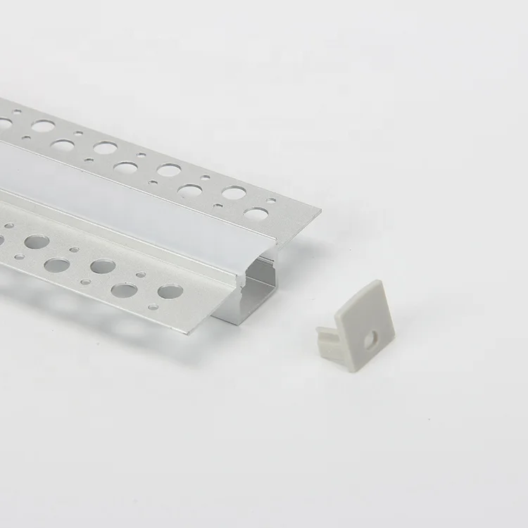 aluminium profile for led plaster recessed Led Channel trimless led profile
