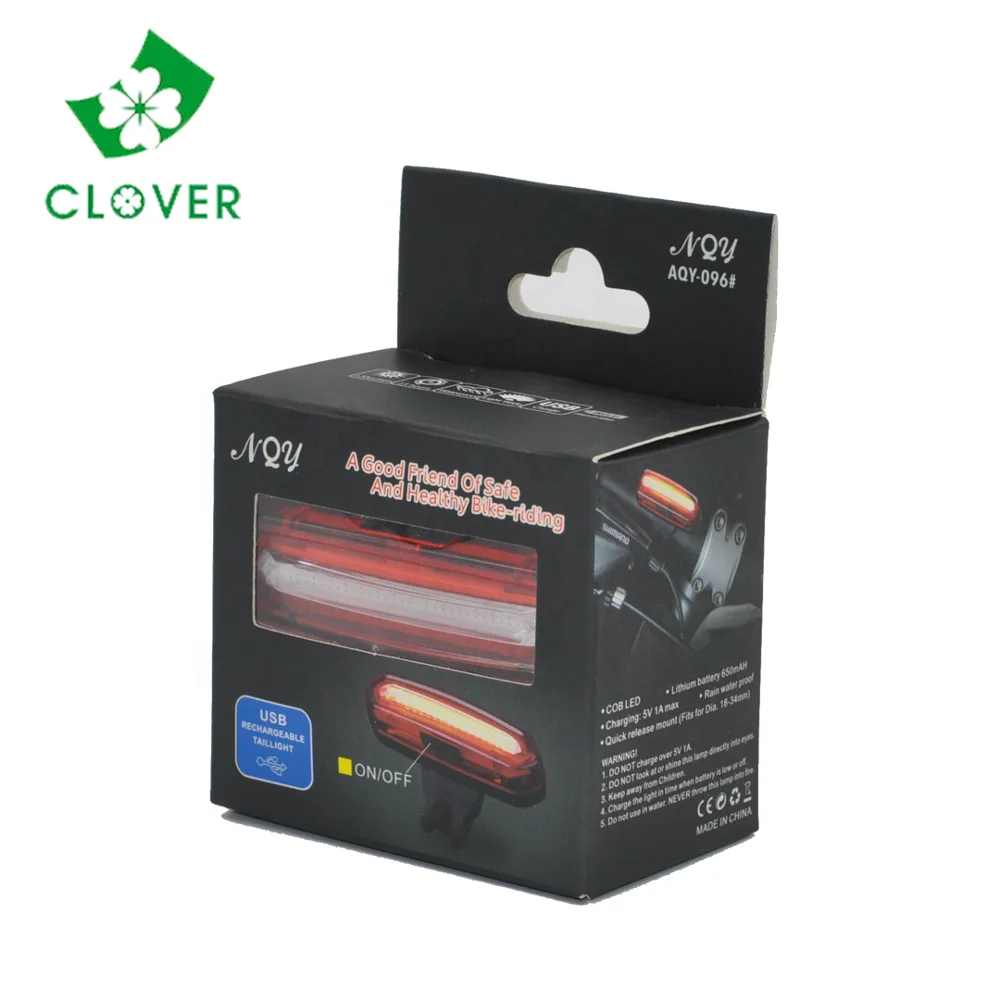 
Clover Bike accessories Most Popular Taillight waterproof rear lamp usb rechargeable led bicycle light 