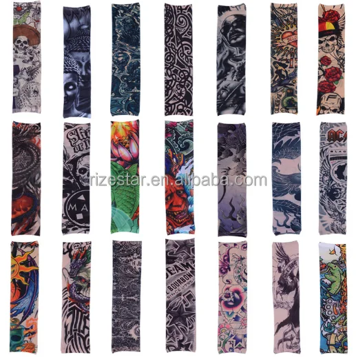Latest Promotion Price Wholesale Fashion Outdoor Sports Custom  Tattoo Arm Sleeves