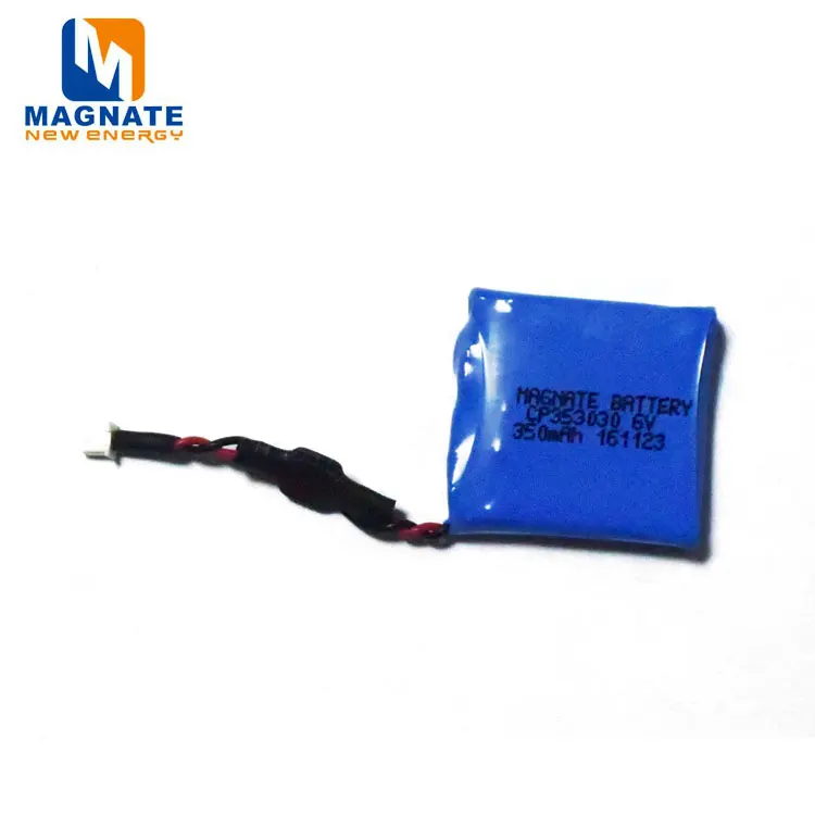 Small 6V Ultra Thin Soft Battery 350mah CP353030
