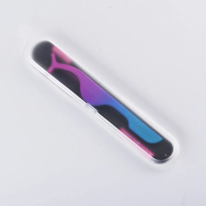 Wholesale Gold Rose Gold Eyelash Applicator Curved Eyelash Tweezer with Packaging Box