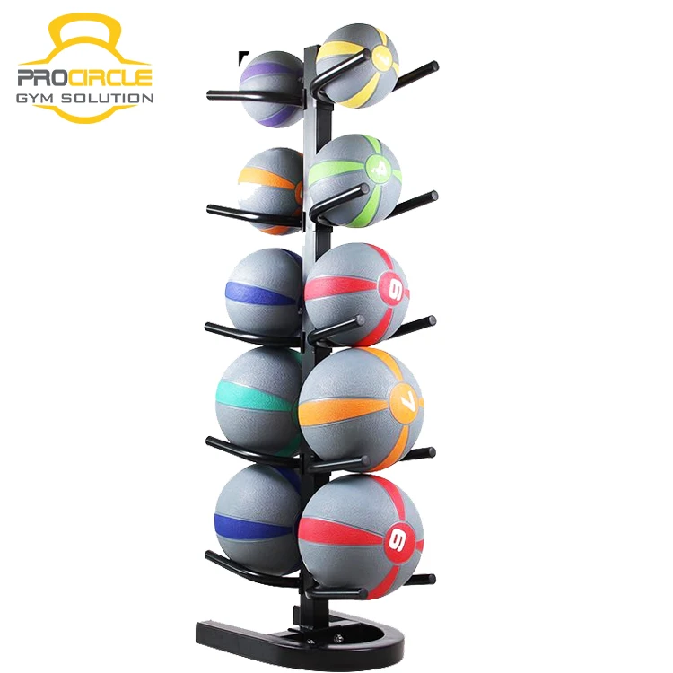 Fitness Gym Medicine Ball Holder Rack
