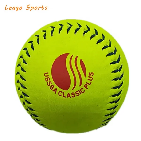 12 inch softball ball, composite softball with polyurethane core
