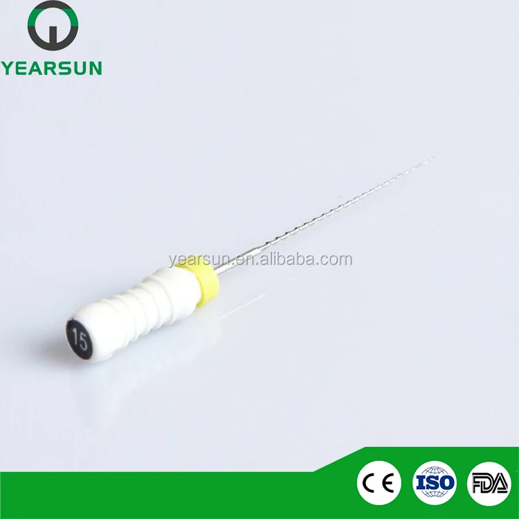 Файл для лечения корневого канала, файл K/H/R с ротатором для ручной работы