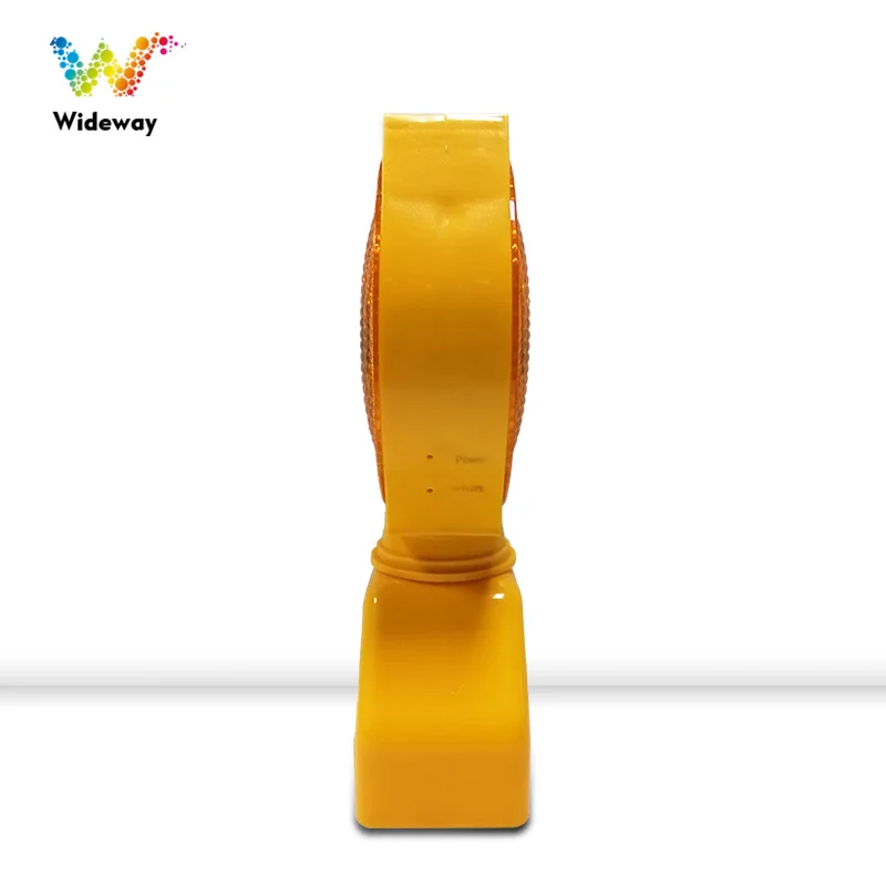 
10 Years Factory Solar Warning Light Amber Flashing Strobe Lamp Road Safety Barricade Light 