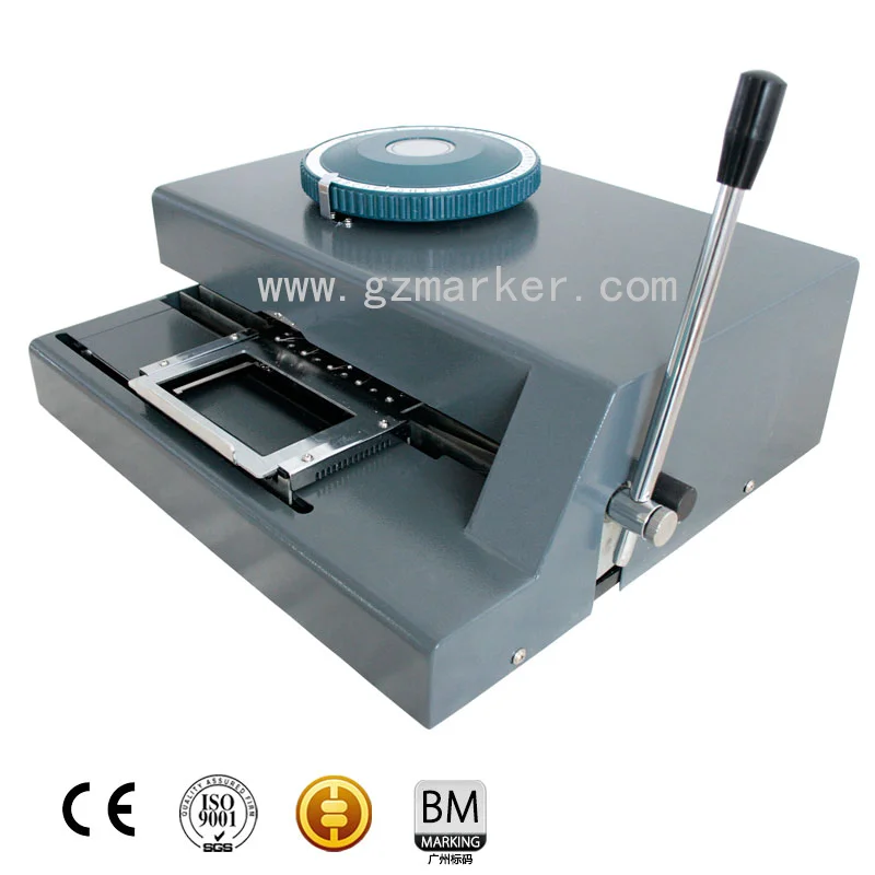 Metal embossing machine stainless steel/Aluminum plate embossing marking machine