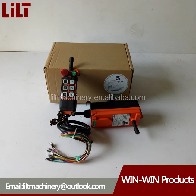 Industrial overhead crane radio remote control systems
