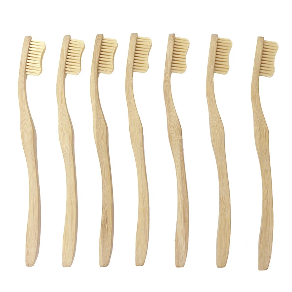 Private Label Eco-Friendly Organic Bamboo Toothbrush with Recycled Package