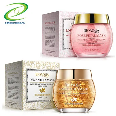 
High Quality Bioaqua Petal Mask Hyaluronic Acid Osmanthus Rose Petal Face Mask Skin Care 