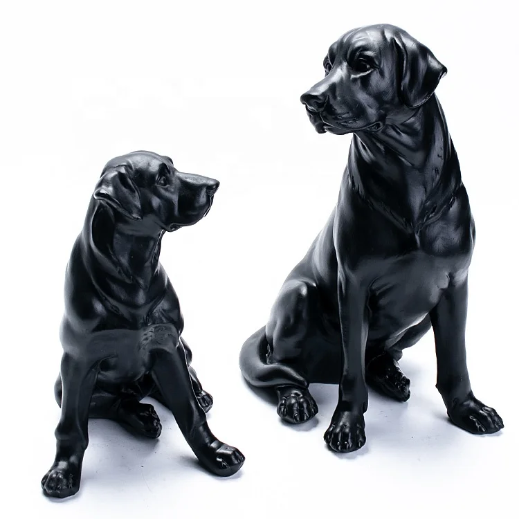 modern western home  wedding decoration ornaments miniature resin dog