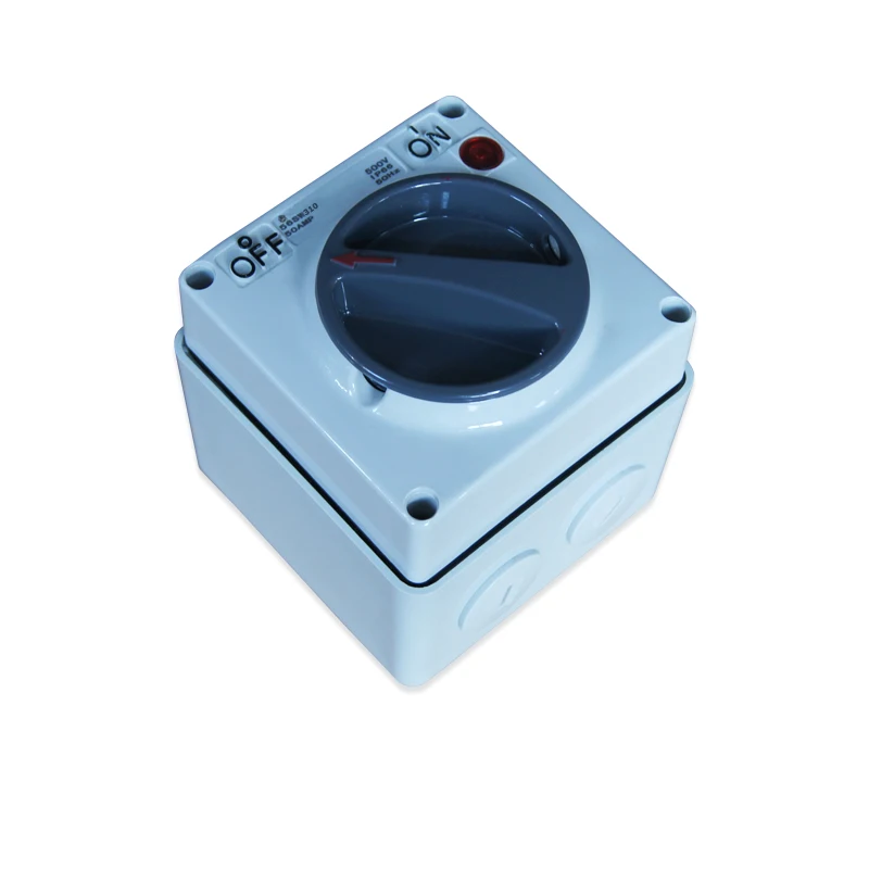 Наружные водонепроницаемые поворотные переключатели SAA IP66 10A от китайского производителя
