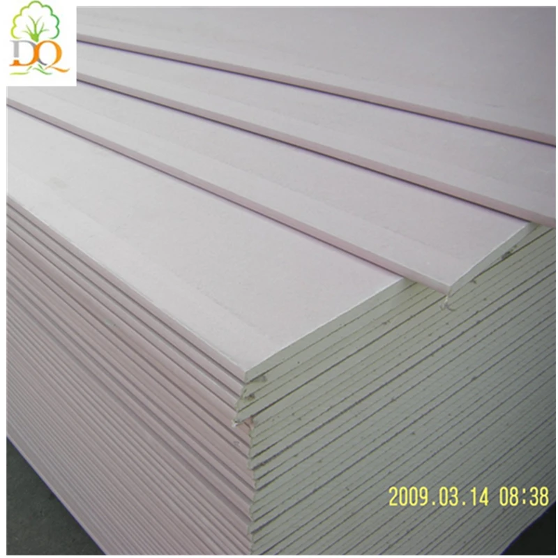 
Standard Paper Faced fireproof Gypsum Board Price Plasterboard For Drywall 