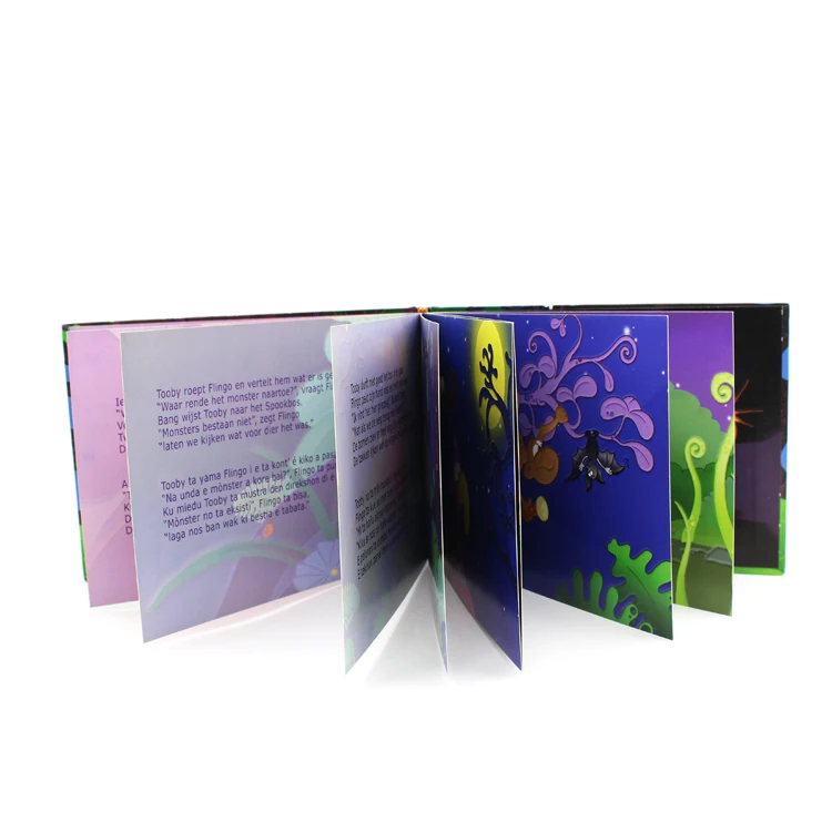 Пользовательская китайская служба печати, дешевая ламинированная детская книга-раскраска для комиксов, Детская картонная печать книг