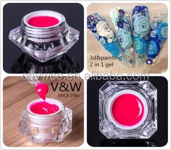 OEM 3D No Cleanse Nail Art&Paintaing 2 In 1 Gel More Choose 2021